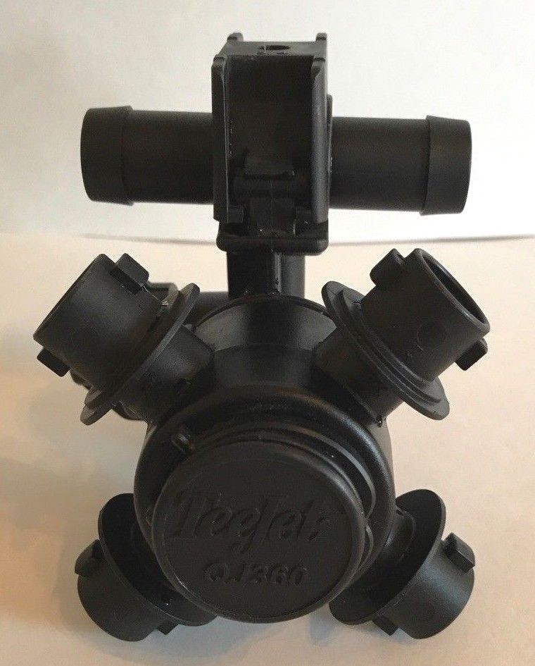 TeeJet 3/4″ double nozzle body (4 spray tips) for dry boom QJ364C-750-2-NYB