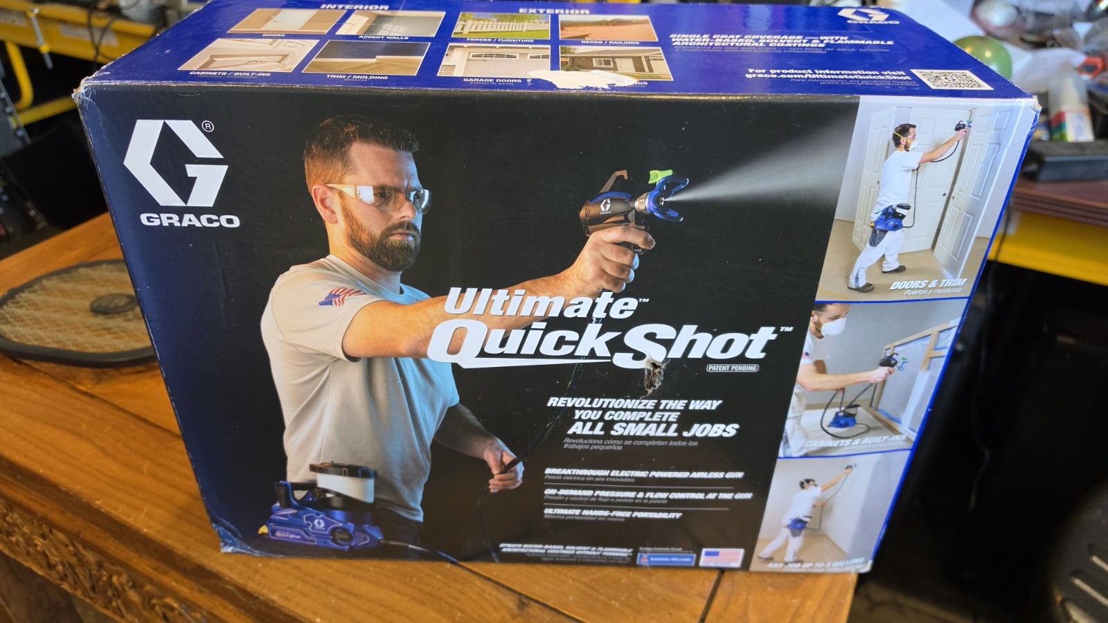 Graco 826308 Ultimate Quickshot Airless Paint Sprayer New Factory Sealed Box