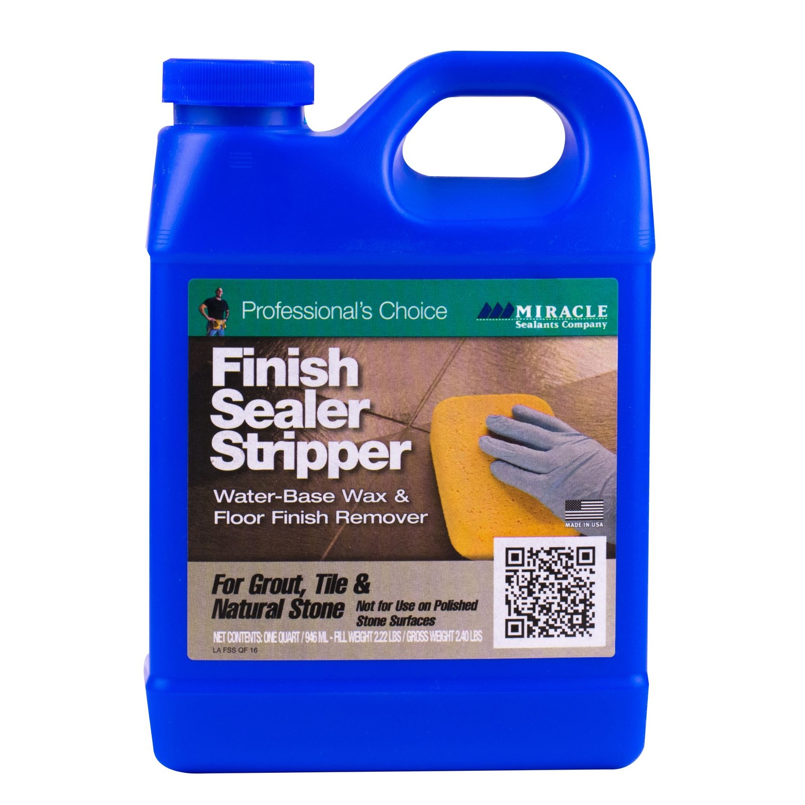 Miracle Sealants Finish Sealer Stripper, 1 Quart- FSS6QT
