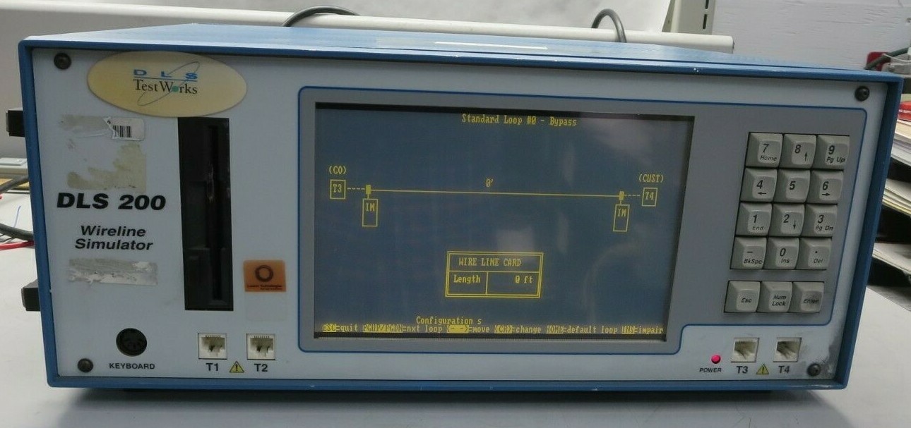Consultronics, DLS200H, Ver: 10, Wireline Simulator, 100-240 VAC, 50-60 HZ