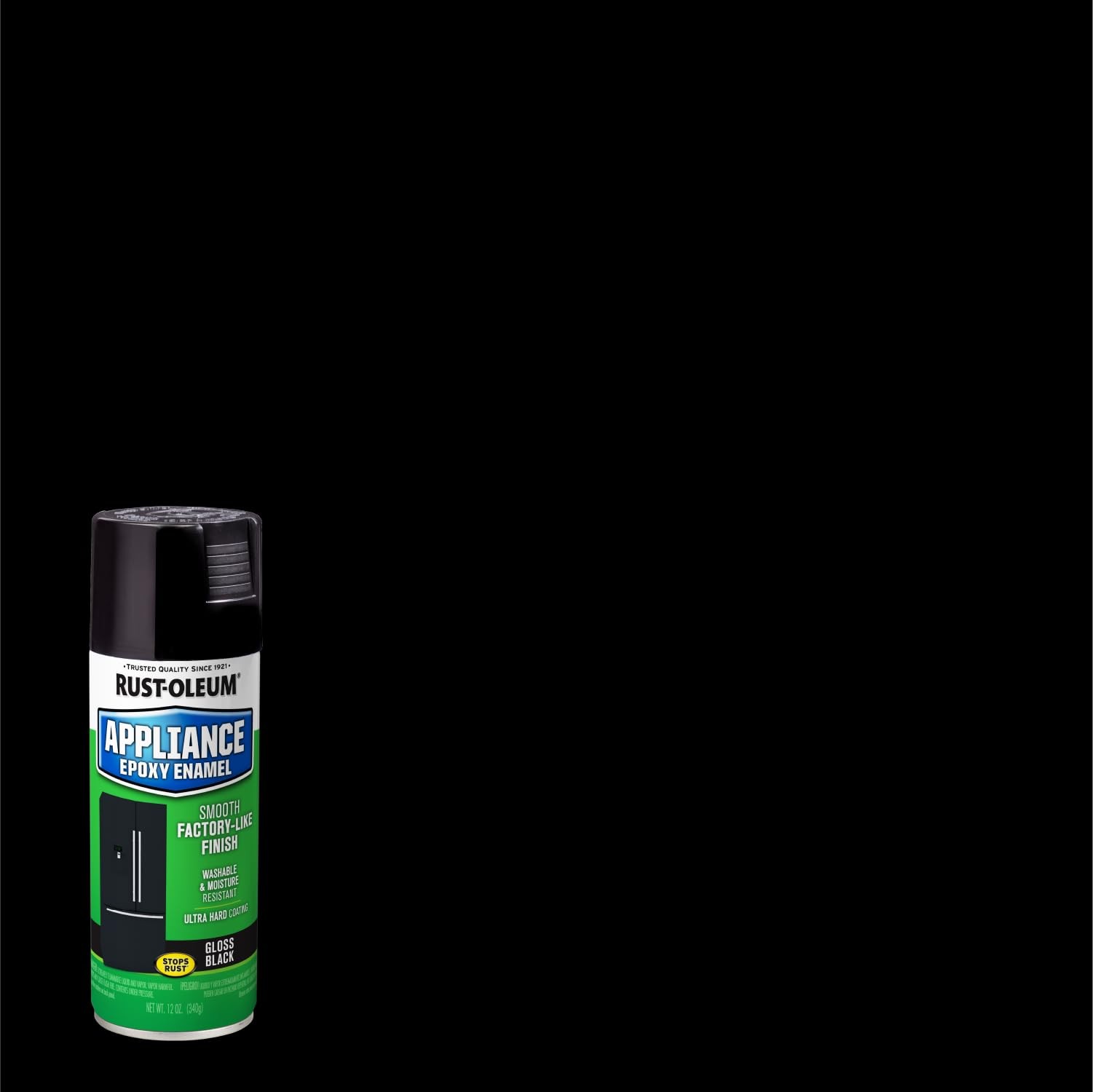 Rust-Oleum 7886830 Specialty Appliance Epoxy Spray 1 Count (Pack of 1), Black
