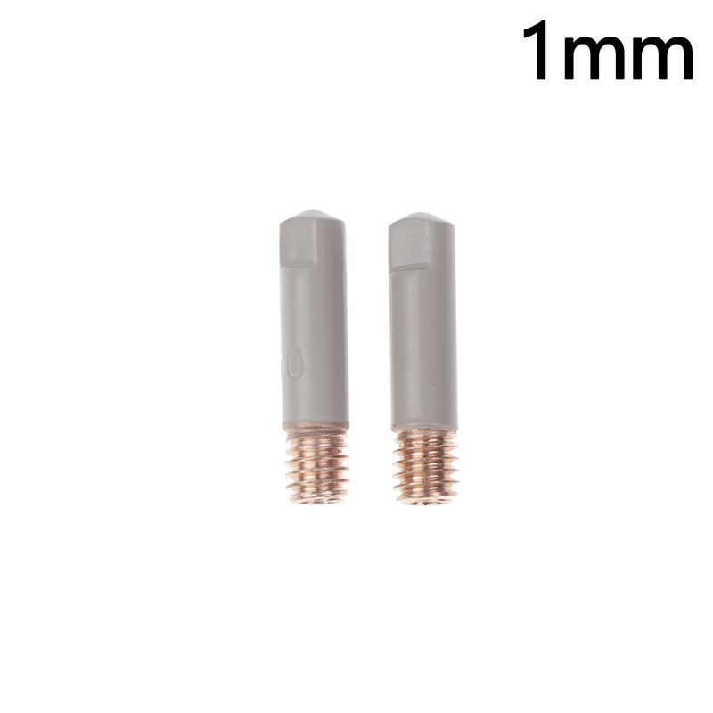 2Pcs/Set 15AK Welding Contact Tips New Coating Protect 25mm M6 Gas Nozzle Tip