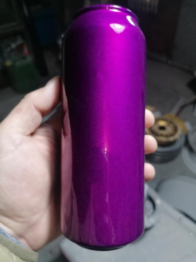 Gloss Transp Candy PURPLE powder coating paint (FIT TRIBO), 1Lb/0.45kg