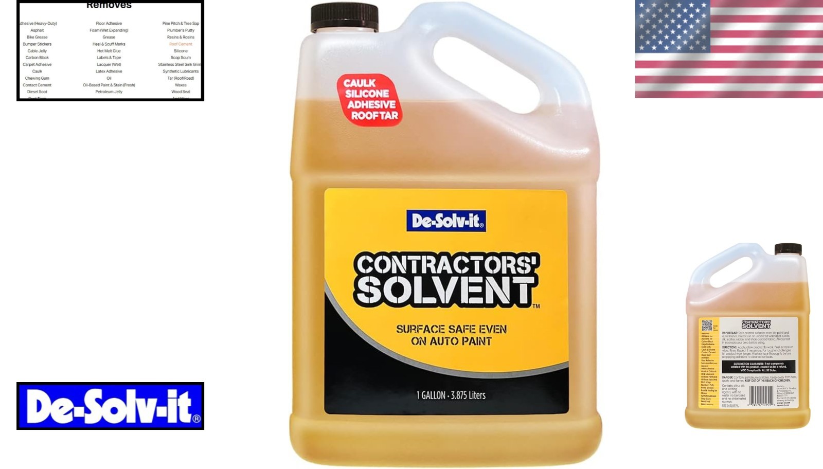 Orange-Sol Contractor Solvent – Eco-Friendly Liquid Cleaner
