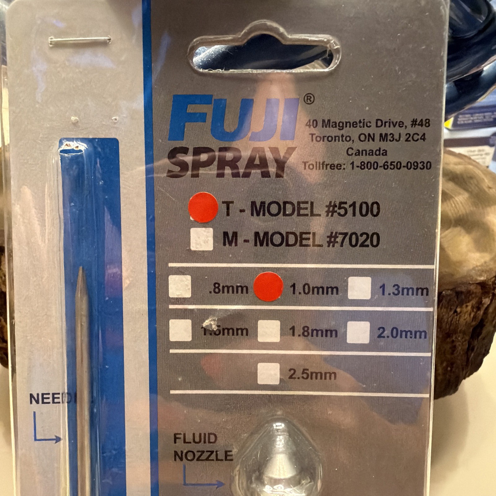 New Fuji Spray 5100 Air Cap Set – 1.0mm for T-Model HVLP Spray Gun