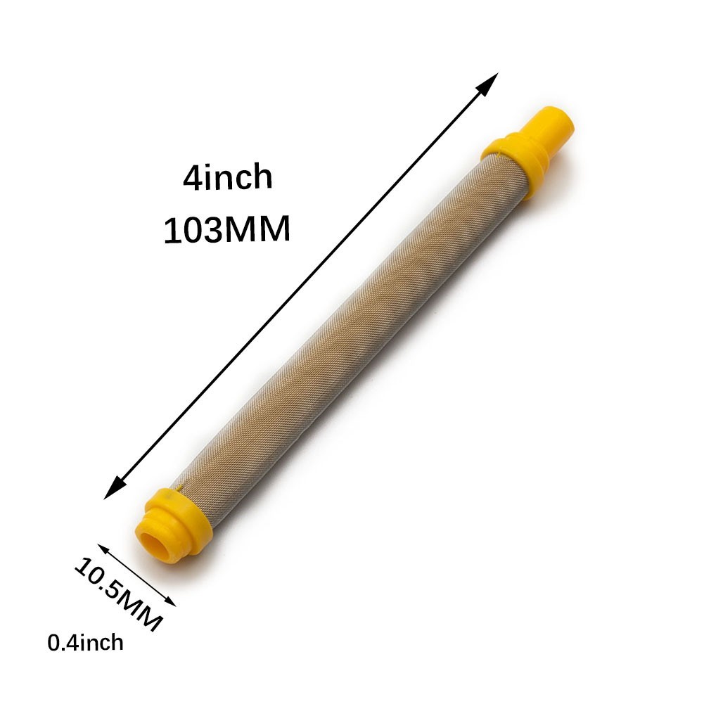 10pcs 100Mesh Airless Spray Tool Fine Filters Insert Stainless Steel Replacement