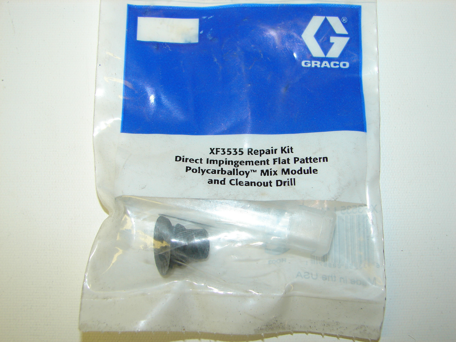 GRACO Foam XF3535 Repair Kit Direct Impingement Flat Pattern Polycarballoy Mix