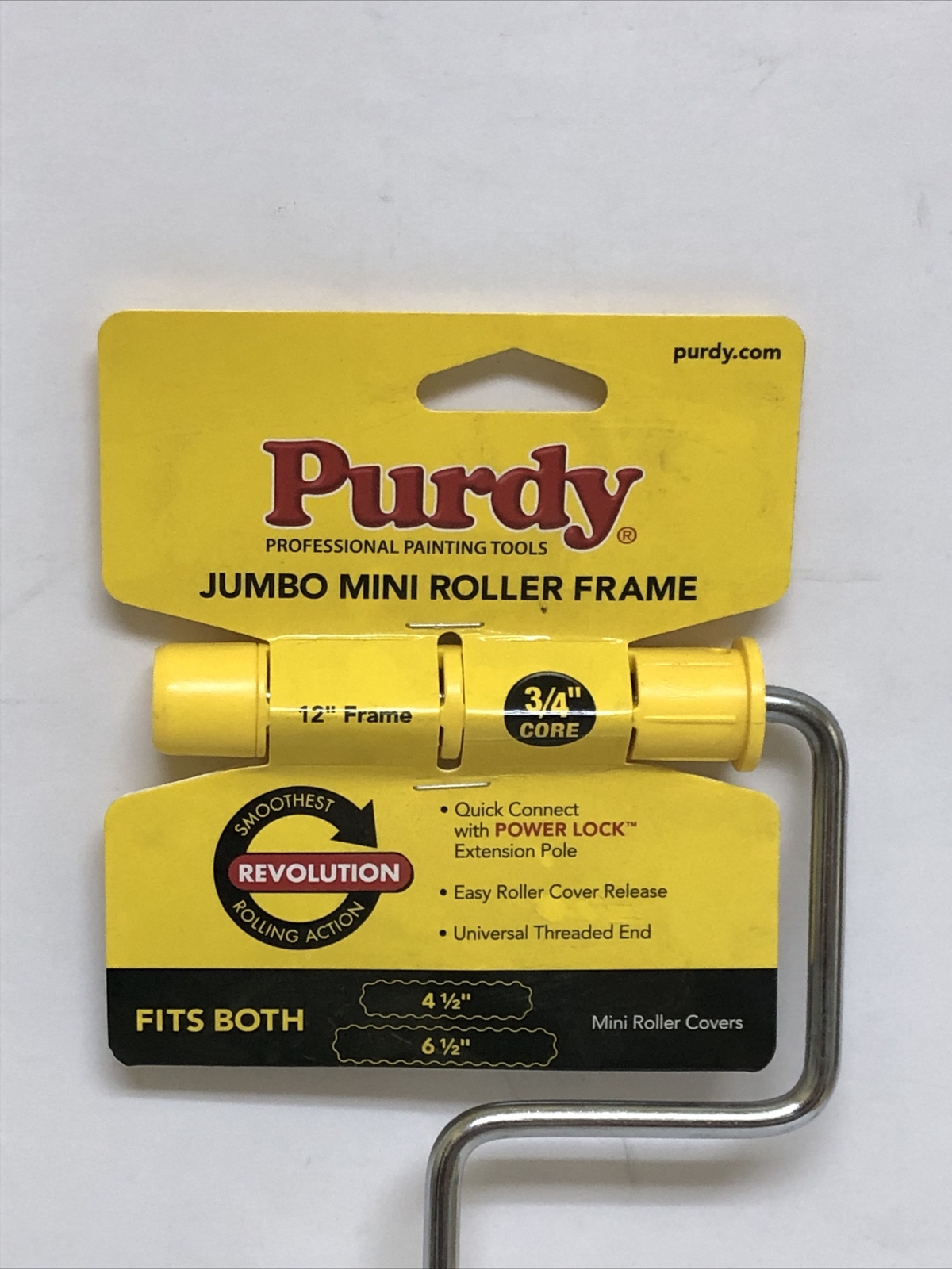 Lot Of (3) Purdy 4-1/2 In. To 6-1/2 In. Mini Threaded Roller Frame 14A770014
