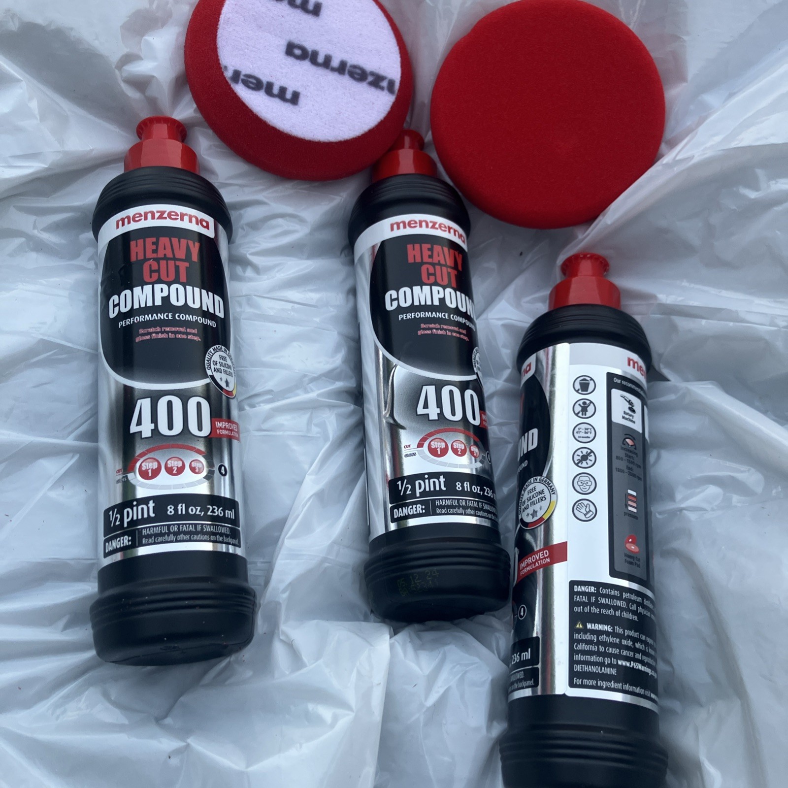 menzerna Heavy Cut Compound 400″ Car Polish I Cut, Medium & Finish.