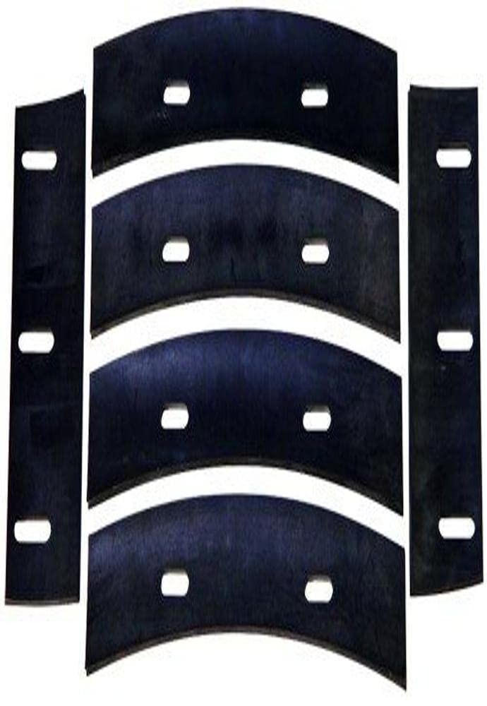 22112 Mortar Mixer Rubber Blades For 4 Cubic Feet Home Improvement