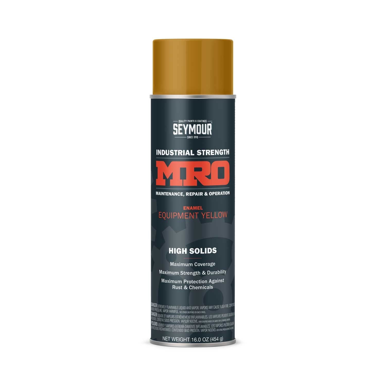 SEYMOUR 620-1443 Industrial MRO High 16 Ounce (Pack of 1), Equipment Yellow