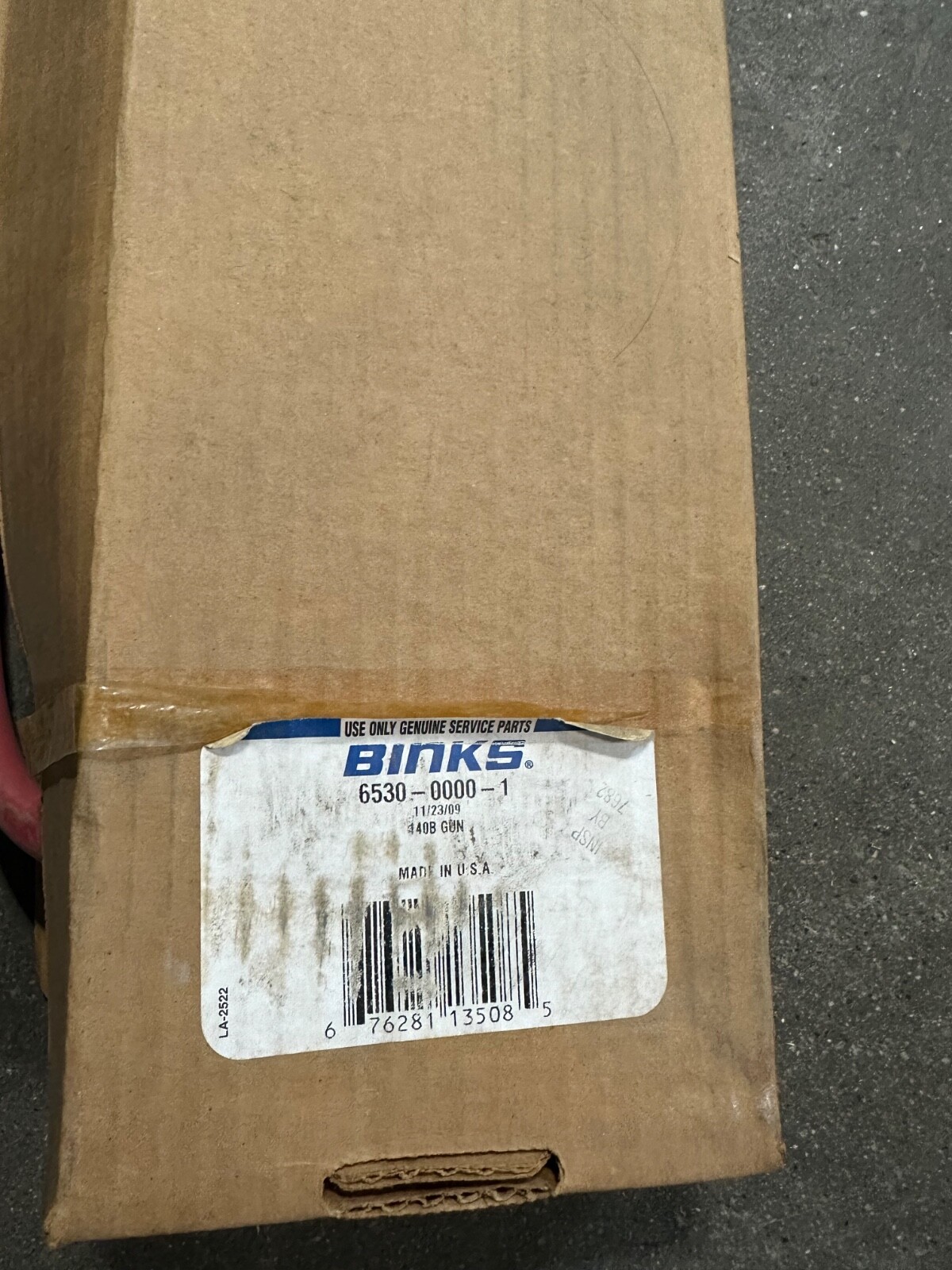 binks spray gun 6530-0000-1 BINKS Conventional Spray Gun: Conventional, 1/4