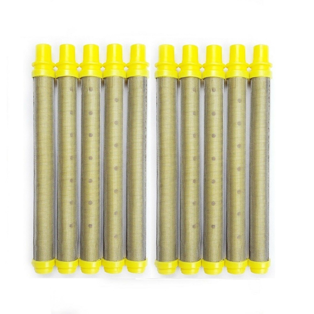10pcs 100Mesh Airless Spray Tool Fine Filters Insert Stainless Steel Replacement
