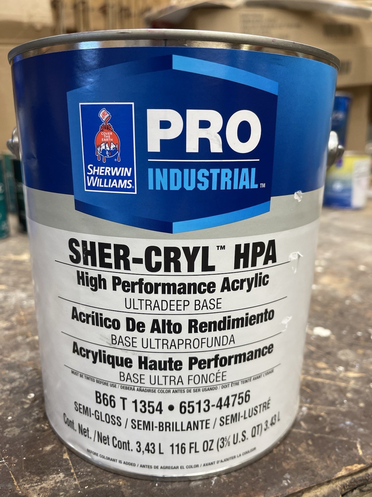 Sherwin Williams Sher-Cryl Acrylic Semi-Gloss Industrial Paint/ Gooseberry Wine