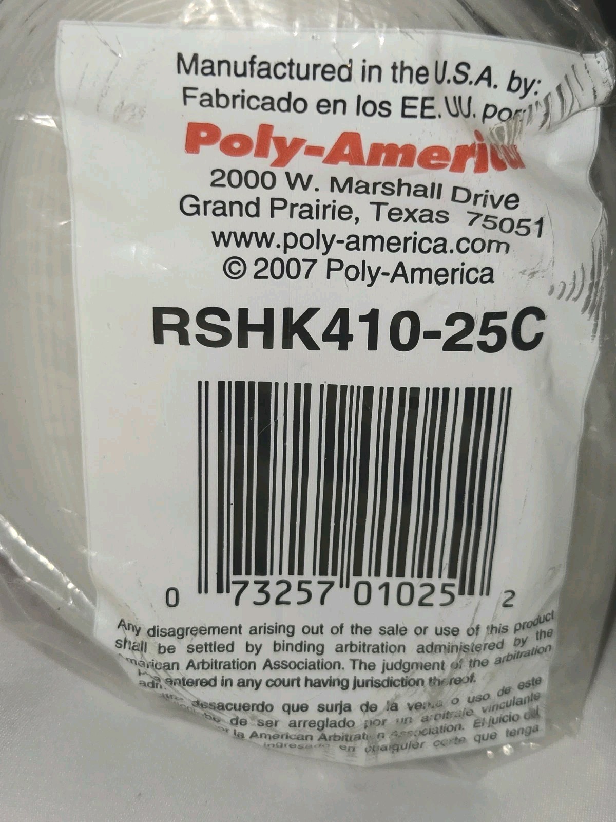 10ft x 25ft Clear Plastic Sheet For Construction/painting 4 mil Thick 41025C NEW