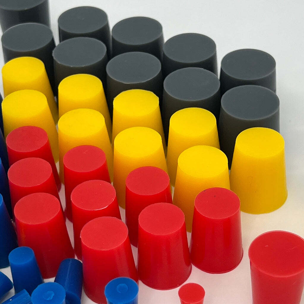 High Temp Masking Supply 235 Piece Silicone Rubber Plug Set – 1/32″ to 1″ Range
