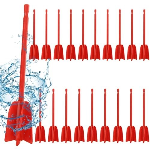 20 Pcs Paint Mixer Drill Attachments, Helix Stirrer for Resin, Epoxy & Silicone