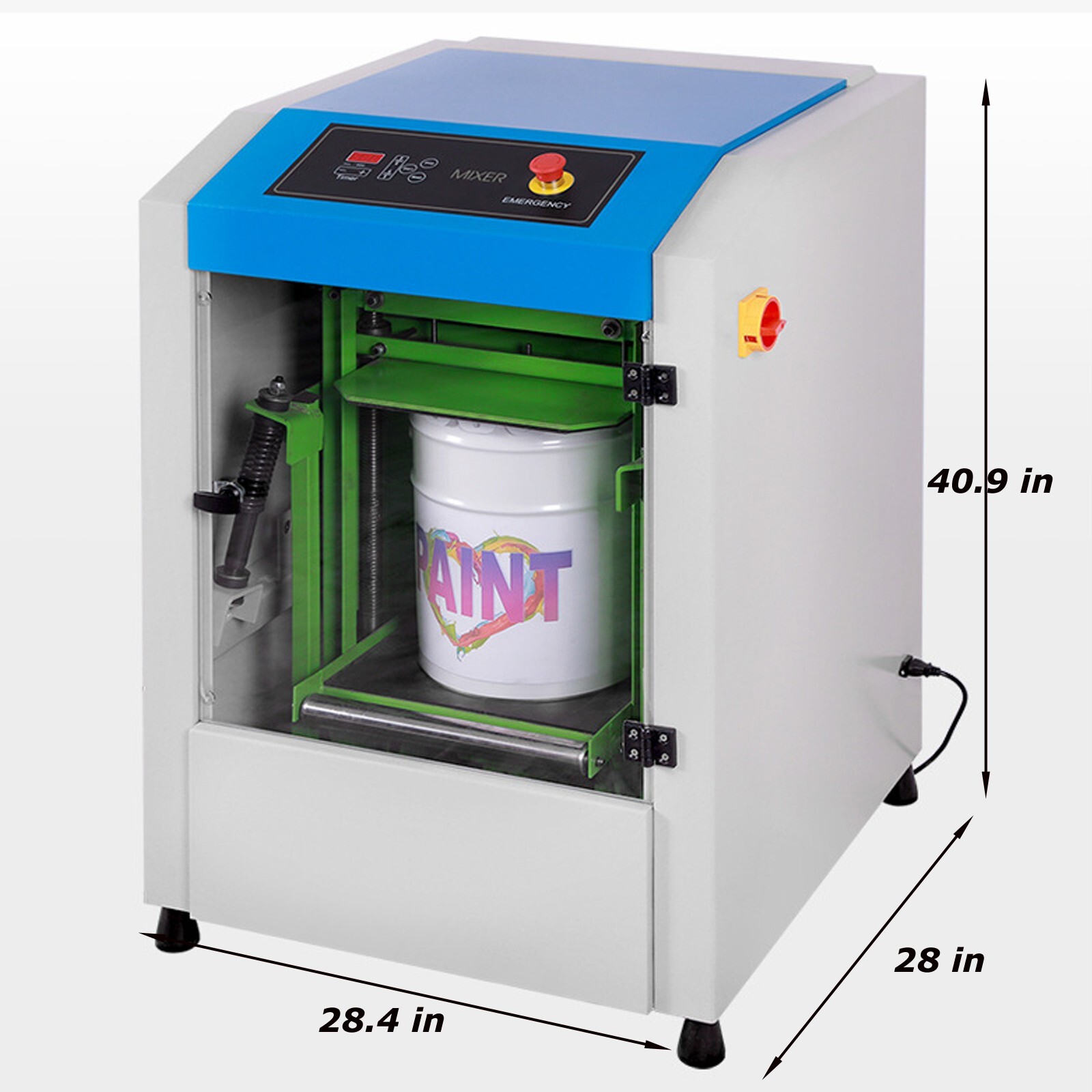 1 PC 110V Fully-automatic Clamping Paint Mixer Shaker 0.5L- 20L Paint Coatings