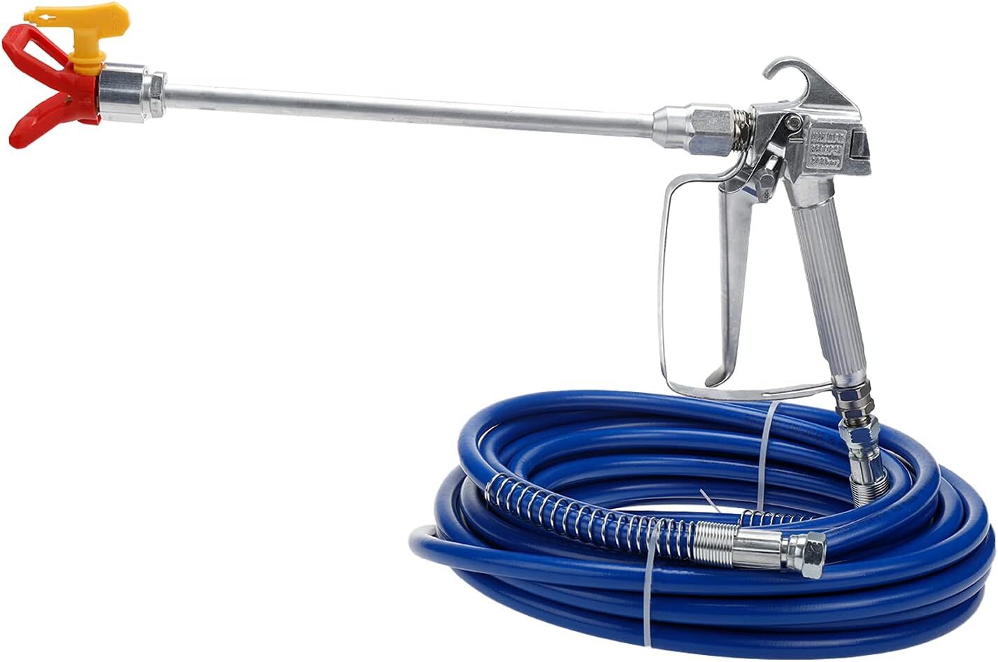 50ft Airless Paint Sprayer Hose Kit Spray Gun,1/4″ Swivel Joint 3600psi w/517Tip