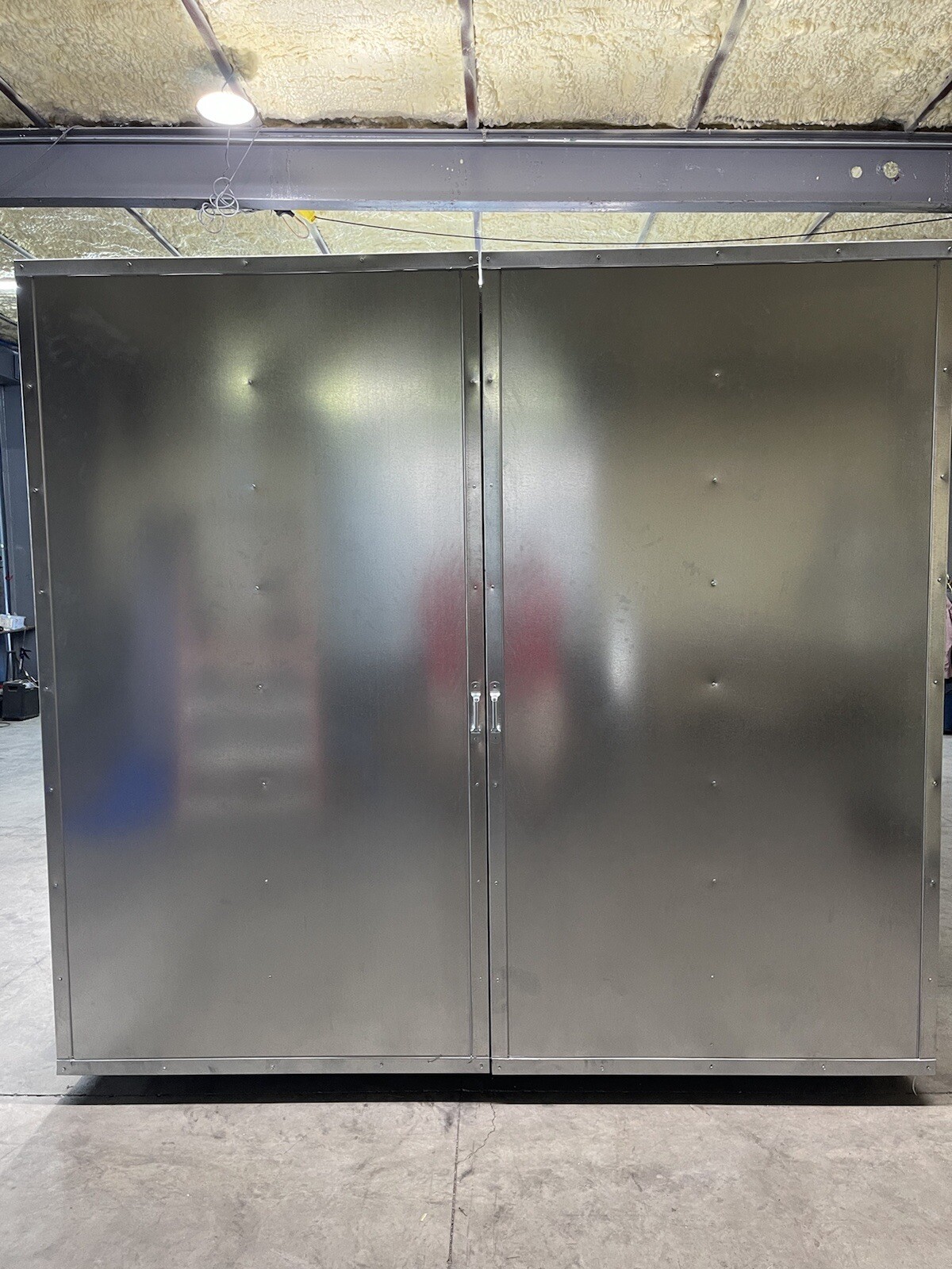 8x8X20 Pass Thru Full Welded Tube Gas Powder Coating Batch Oven NEW STYLE