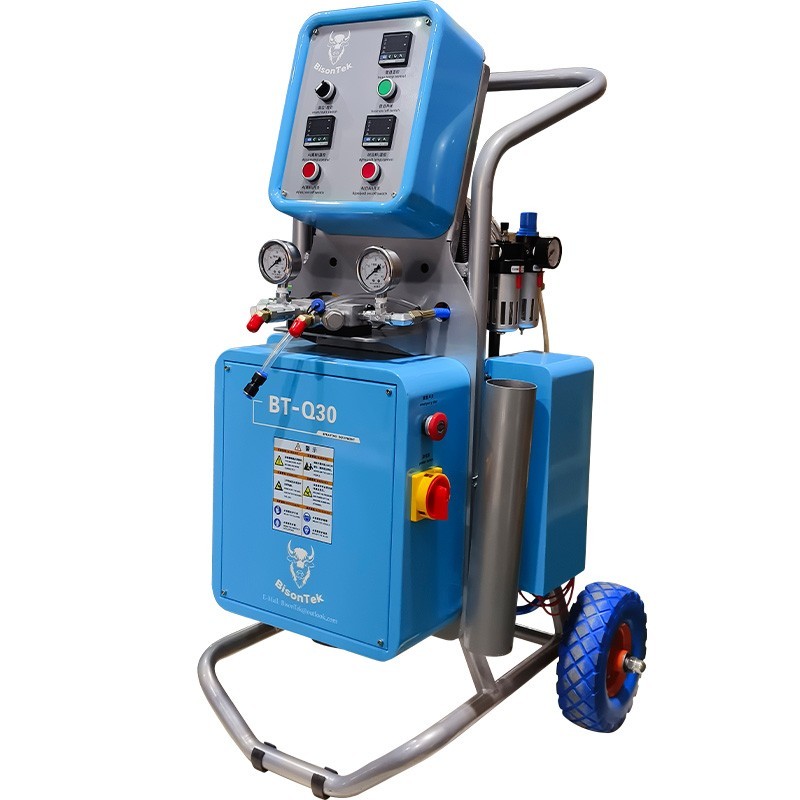 Pneumatic Polyurethane Spray Foam Machine 1:1 Ratio High Pressure Polyurea Spray