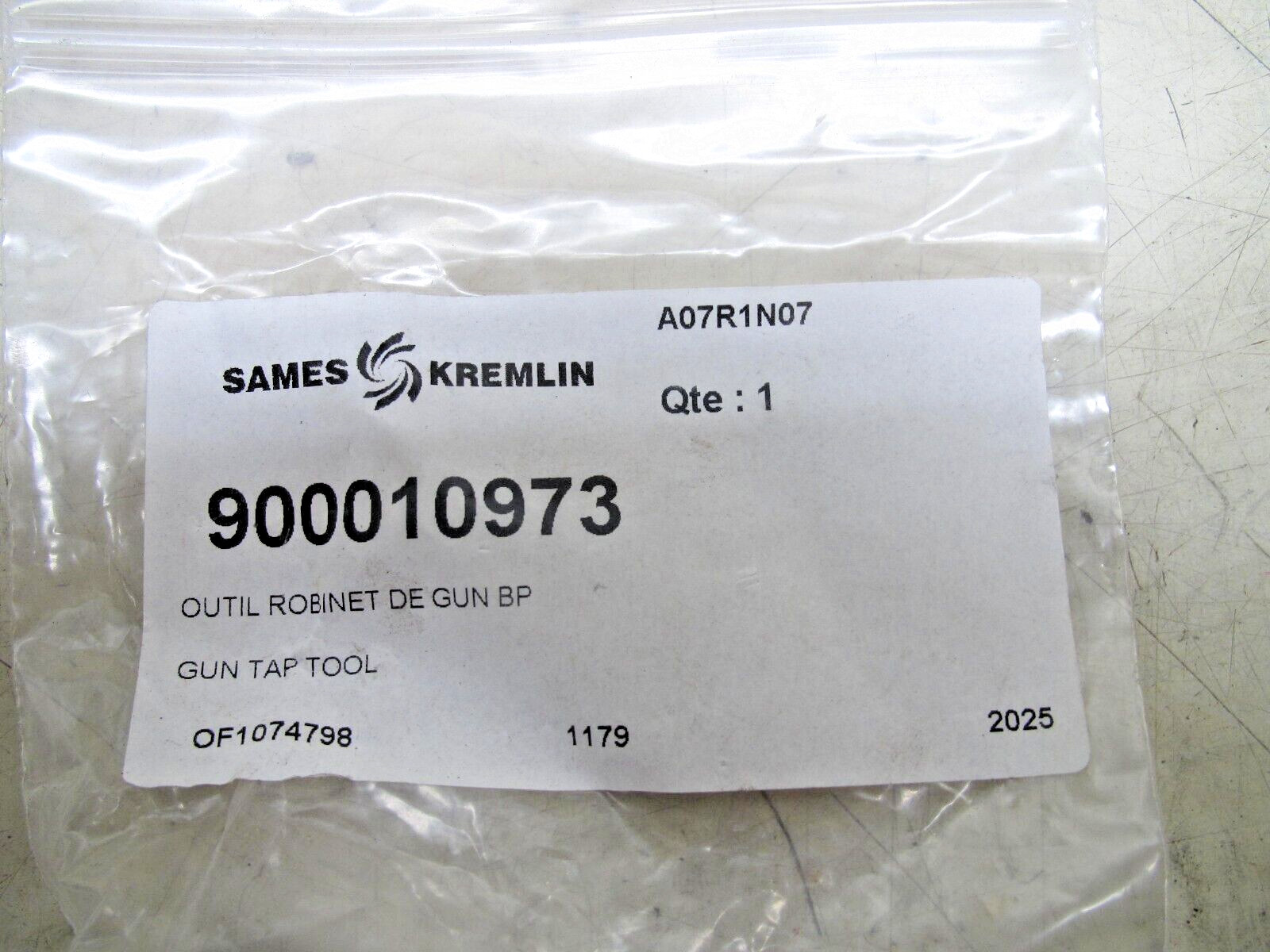 Sames Kremlin Flat Nozzle Disassembly Tool Gun Tap Tool P/N: 900010973
