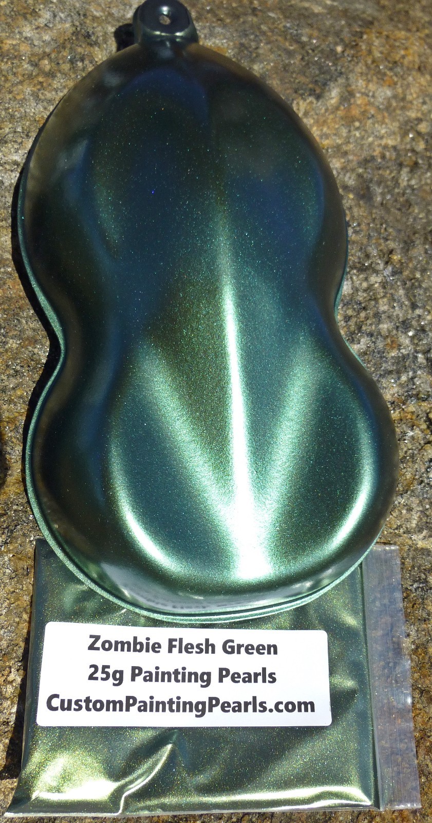 Candy Zombie Flesh Green Pearl Pigment Auto Grade Lacquer Gloss PPG