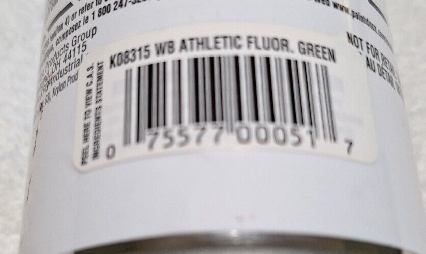 Krylon Industrial A03630004 Inverted Marking Paint, 17 Oz., Fluorescent Safety