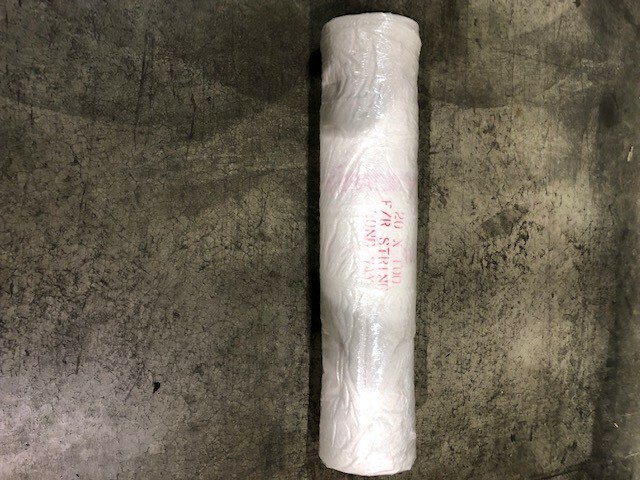 6mil 20’x100′ String Reinforced Woven Poly Sheeting Roll Clear Flame Retardant