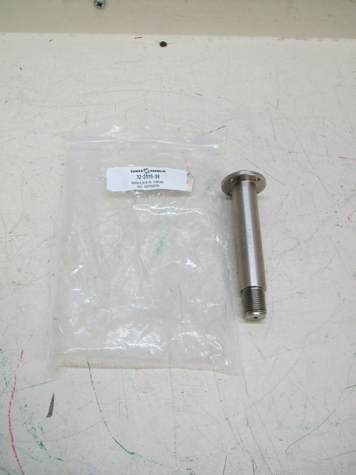 Sames Kremlin 72-2905-36 3/4″-16 Thread 4″ Nozzle Extension New Free Shipping
