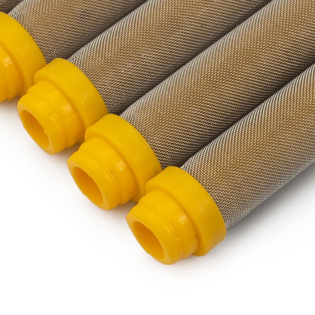 10pcs 100Mesh Airless Spray Tool YELLOW Filter Insert 304-Stainless-steel