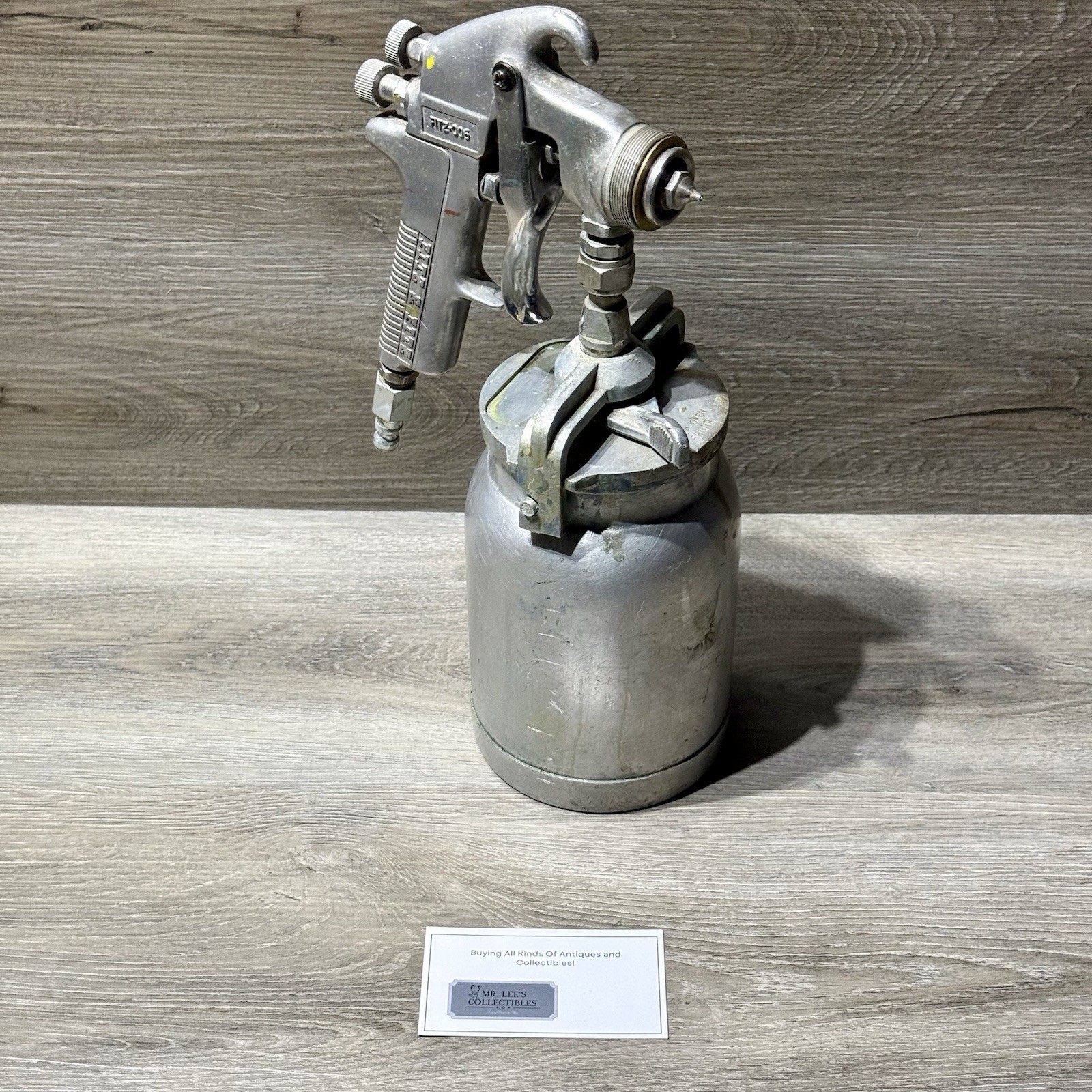 Fitz & Fitz Model 006 Spray Gun with Nozzle & Canister Vintage Paint
