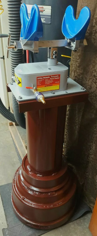 Pneumatic Paint Shaker Machine Air Pint Quart Gallon Mixer Nonsparking 1/4″ NPT
