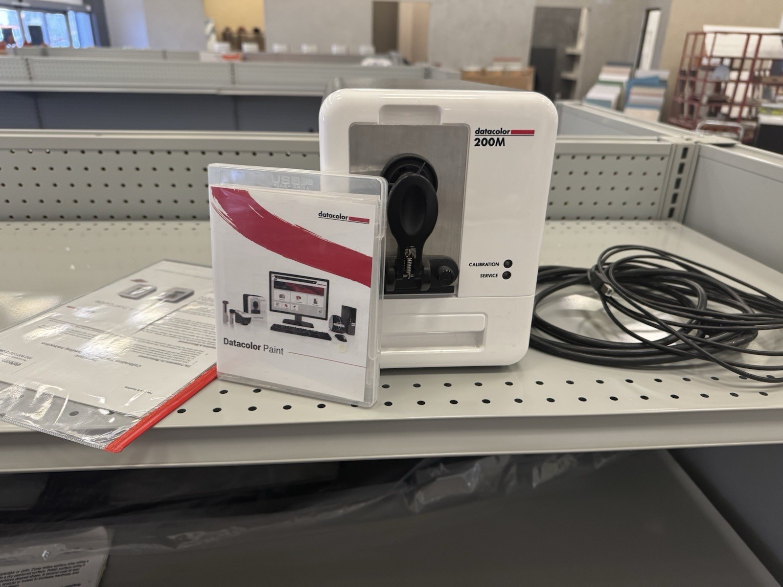 Datacolor 200M USAV Spectrophotometer + Paint 2 Software Complete System