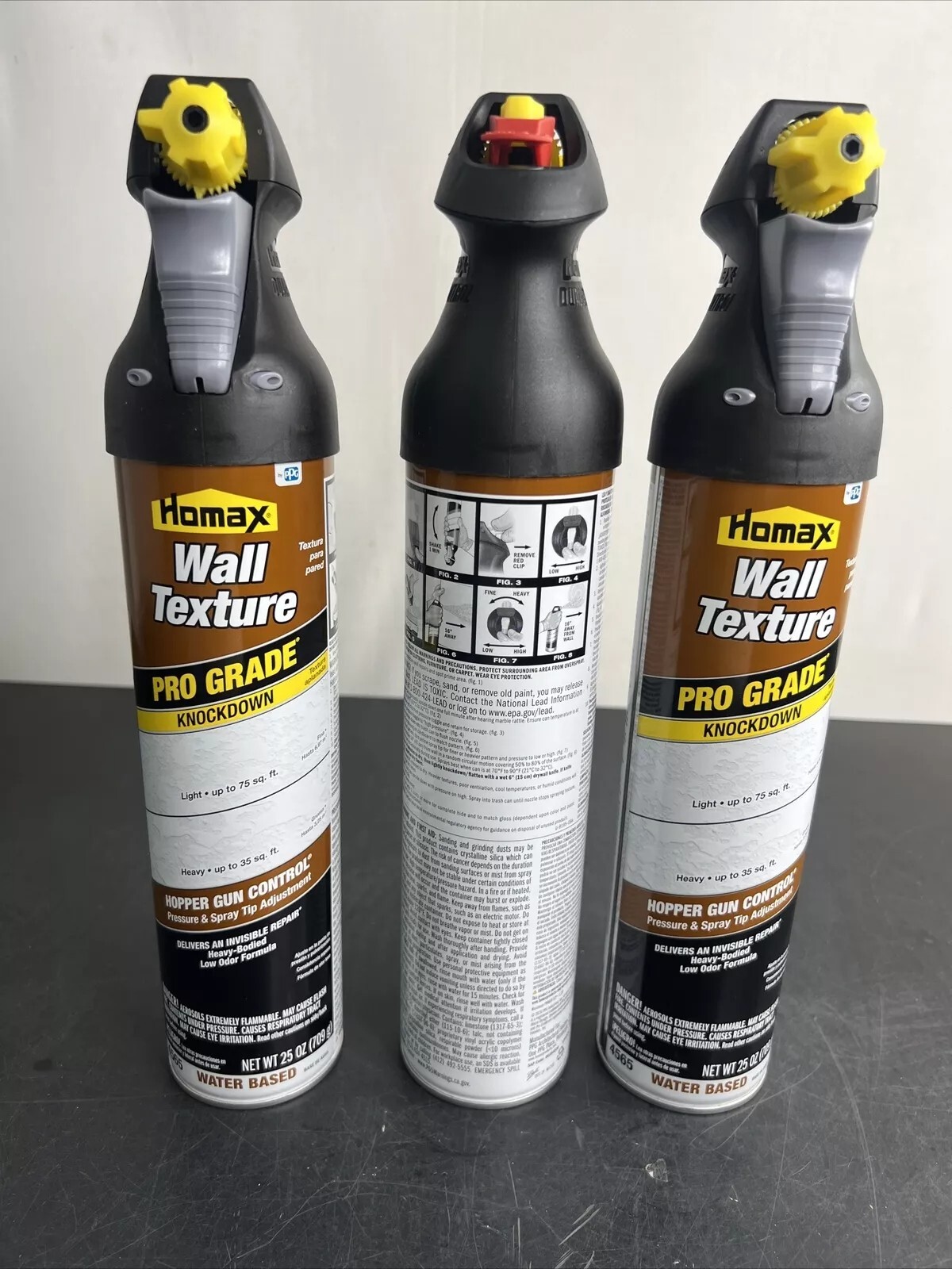 25 oz. Pro Grade Dual Control Water-Based Wall Knockdown by Homax | Box Of 3