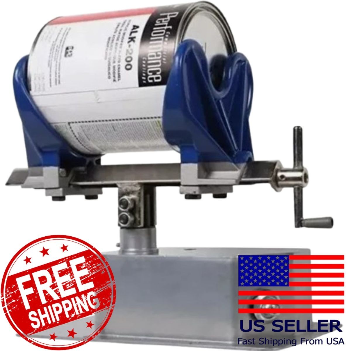 Pneumatic Paint Shaker Machine Air Pint Quart Gallon Mixer Nonsparking 1/4″ NPT