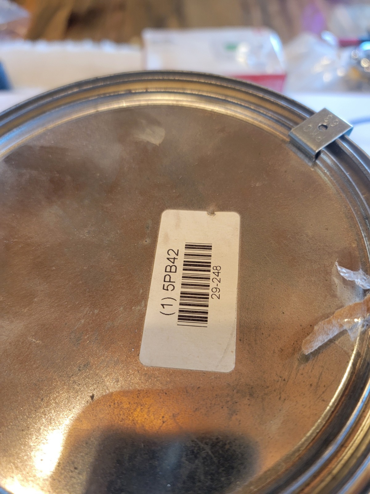 Binks 29-248 Spray Booth Coating, Clear, Latex. Dented Can. Free Ship L48