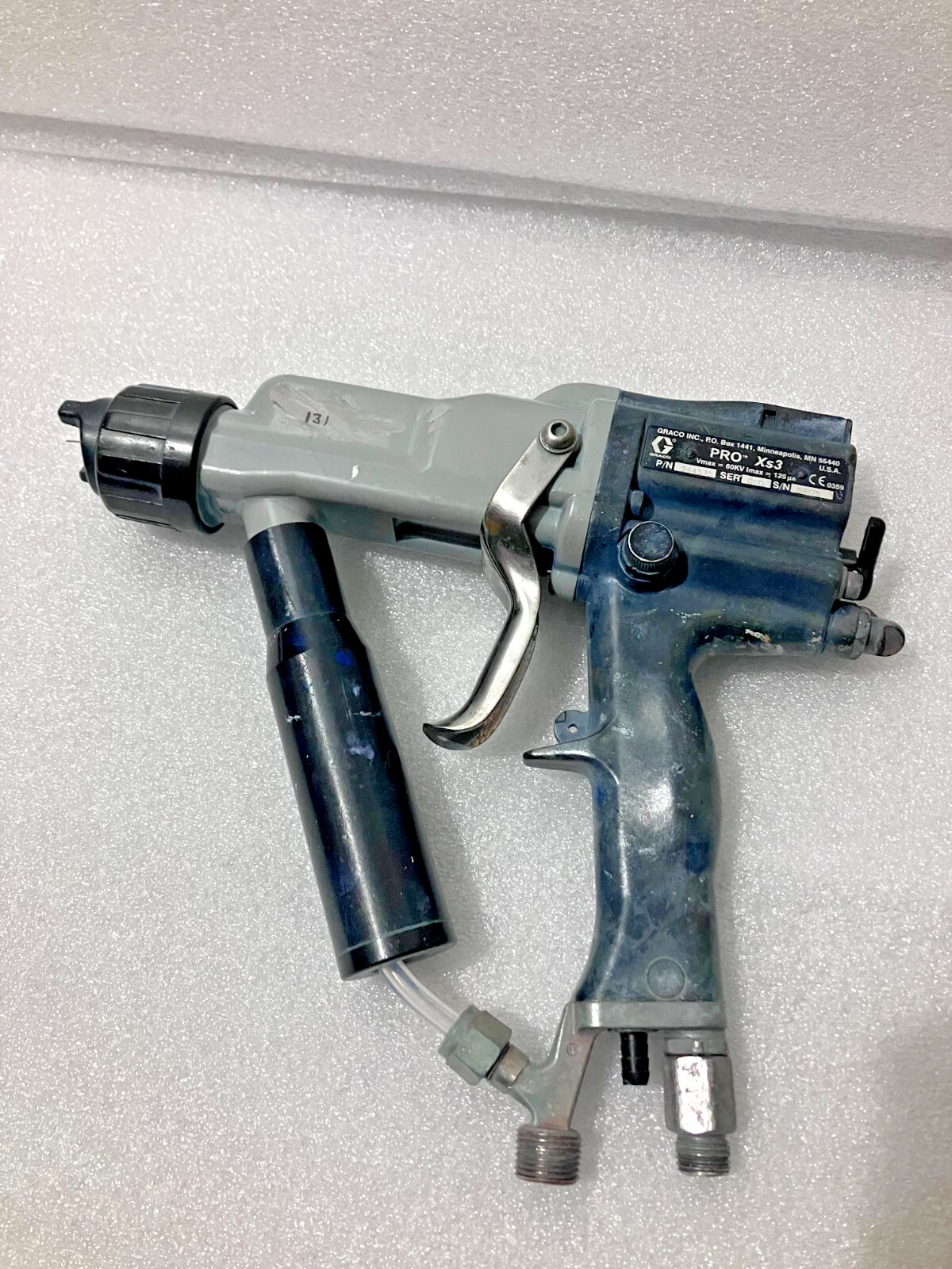 Graco Pro Xs3 electrostatic spray gun, 60 KV, 1.5mm 197477 nozzle