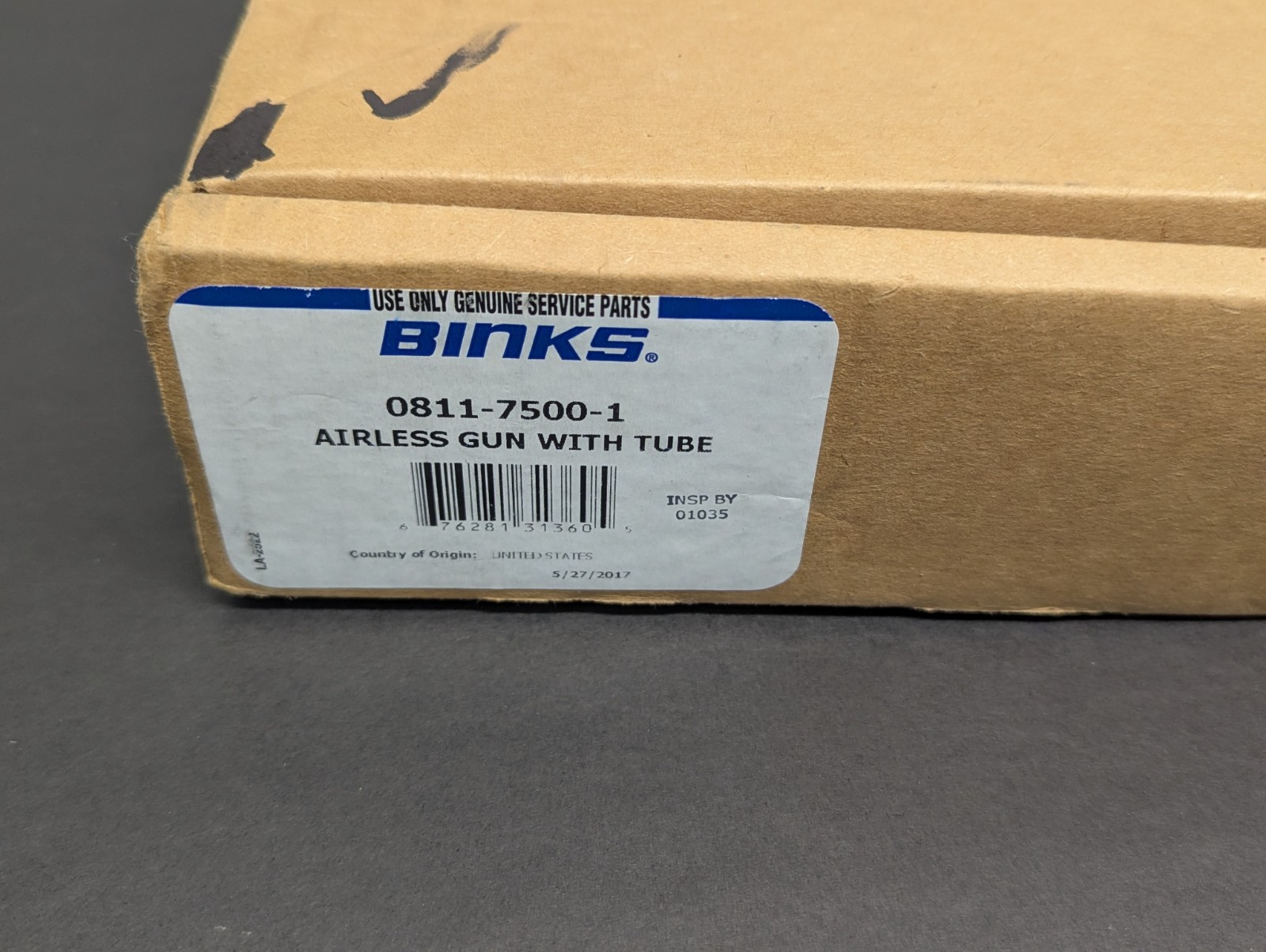 Binks 0811-7500-1 Airless Model 75 Spray Gun,7500 Psi