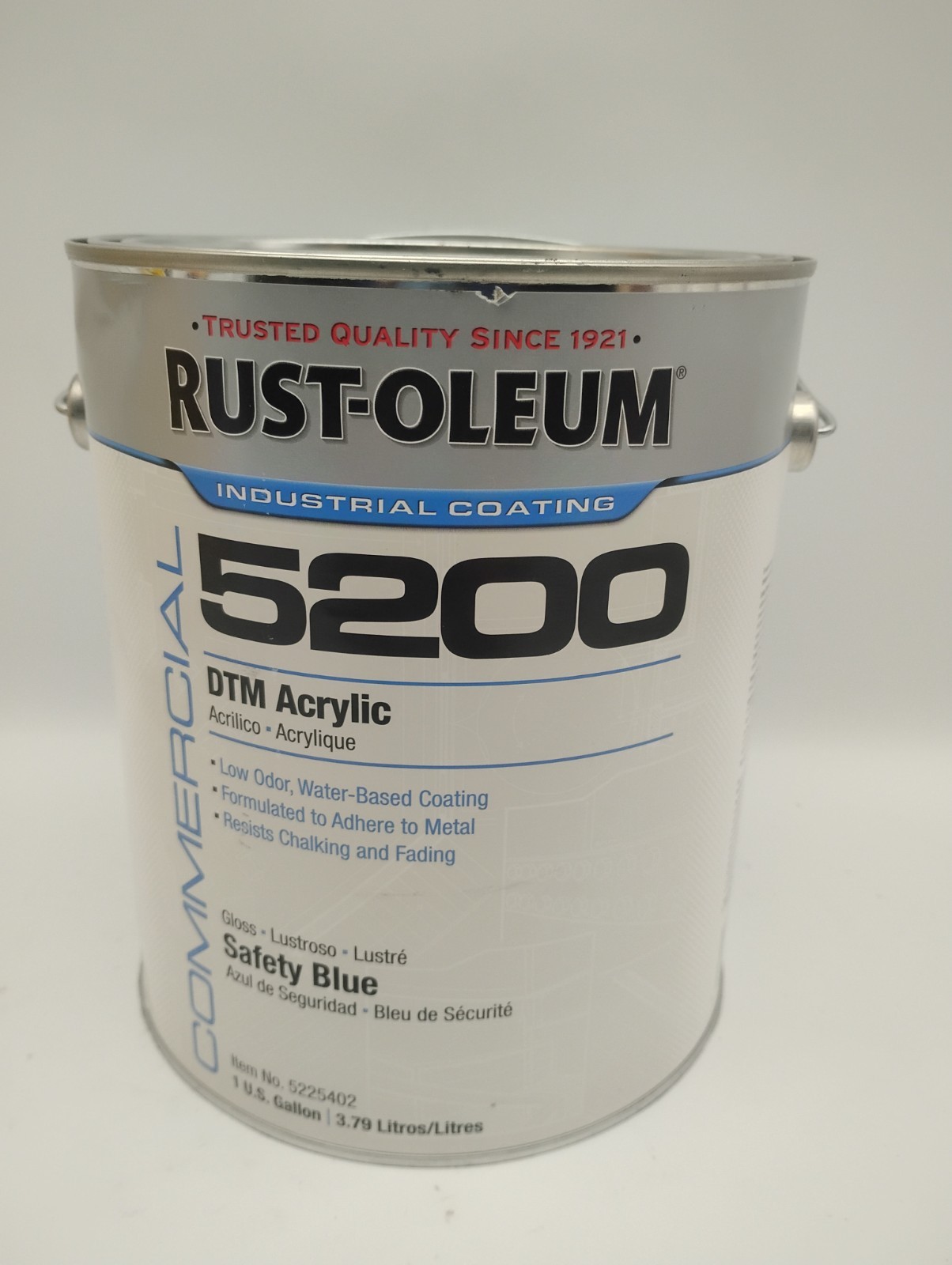 1 Gallon Rust-Oleum Commercial 5200 System DTM Acrylics, Safety Blue