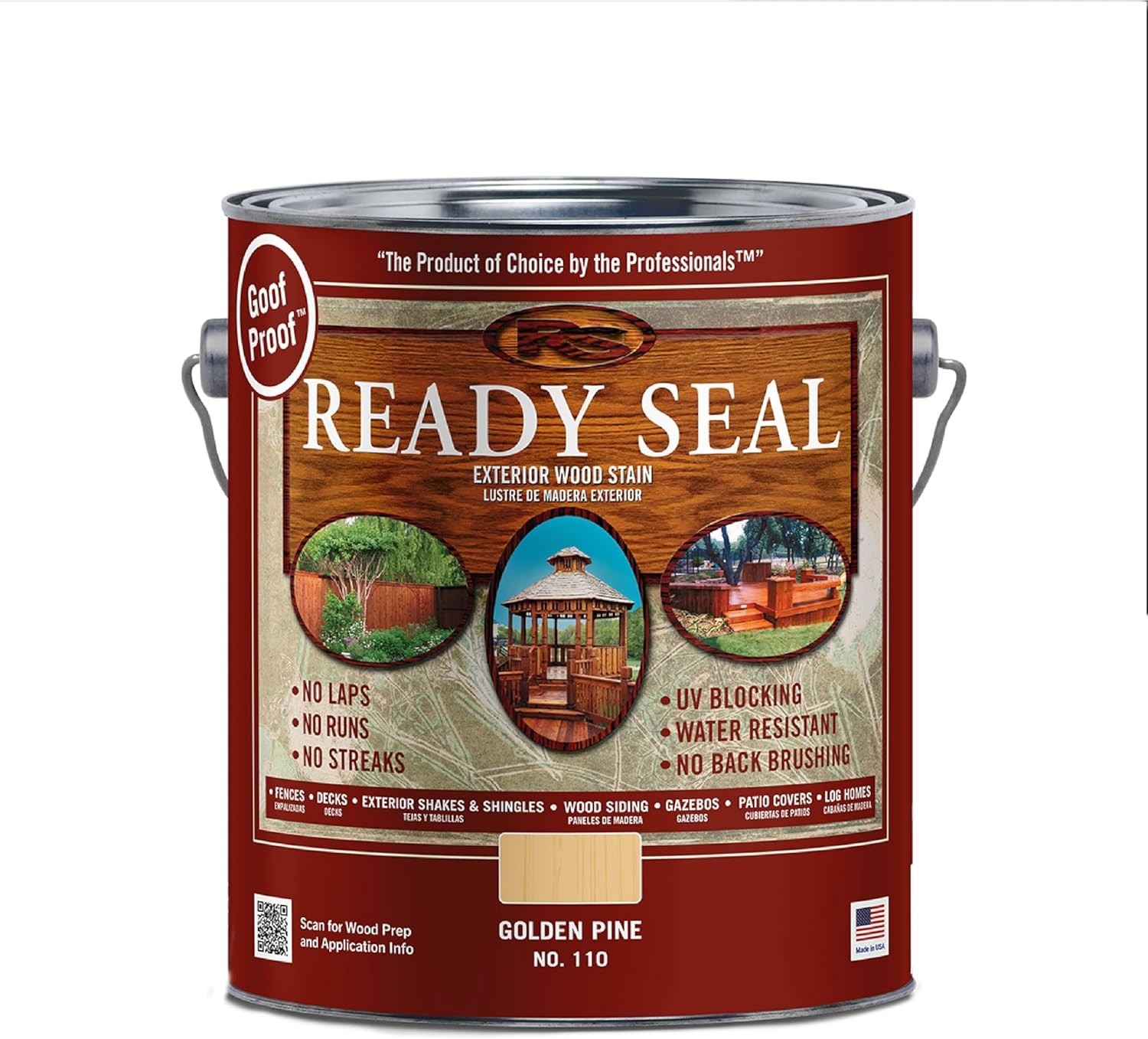 Ready Seal Golden Pine1 Gallon 7lb – 110