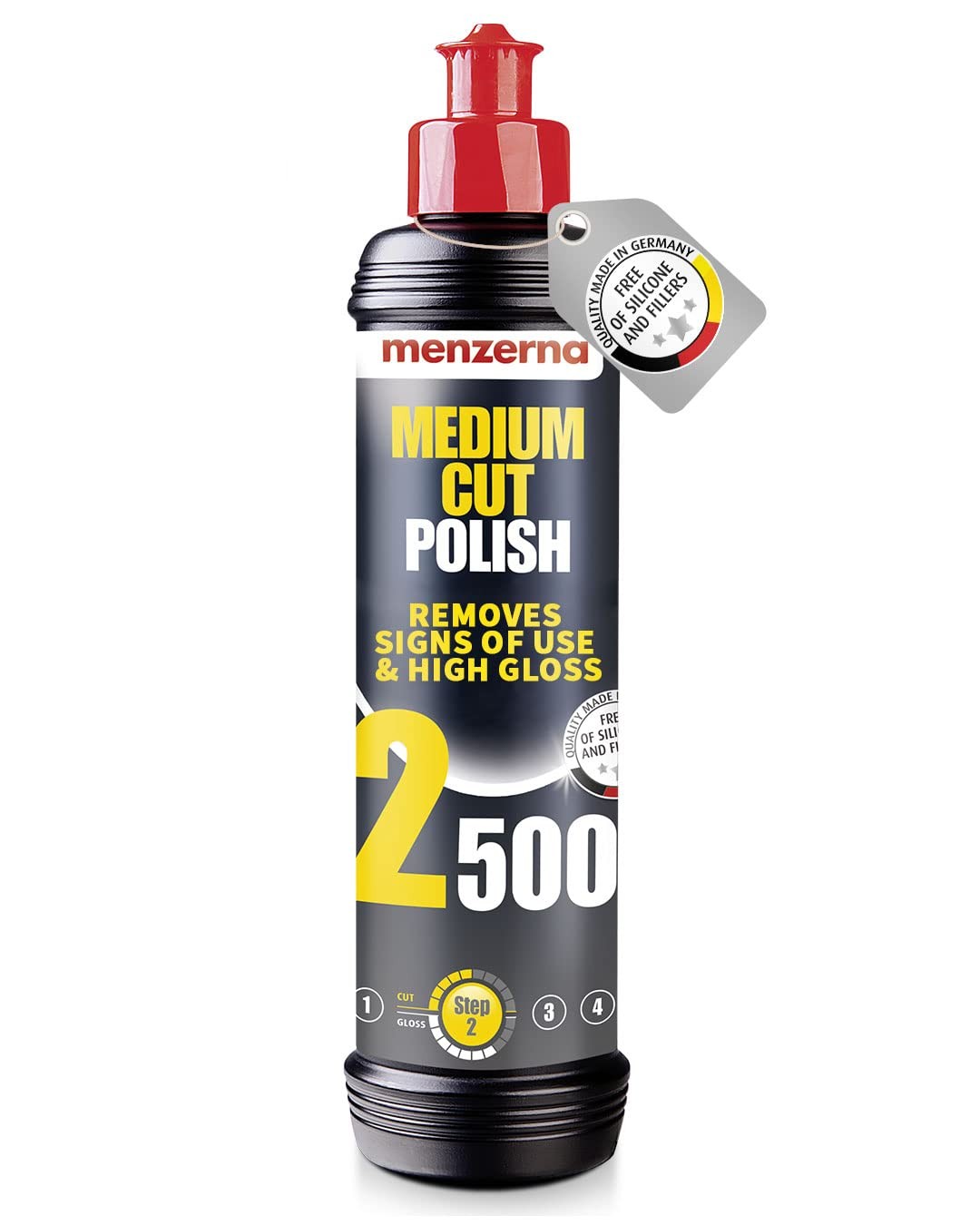 menzerna Medium Cut Polish 2500″ I Abrasive Polishing Compound for 8oz