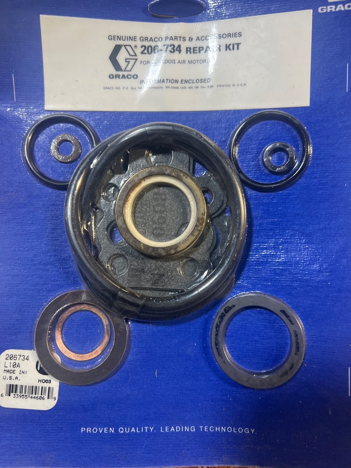 Graco Bulldog paint pump air mortor kit 206-734