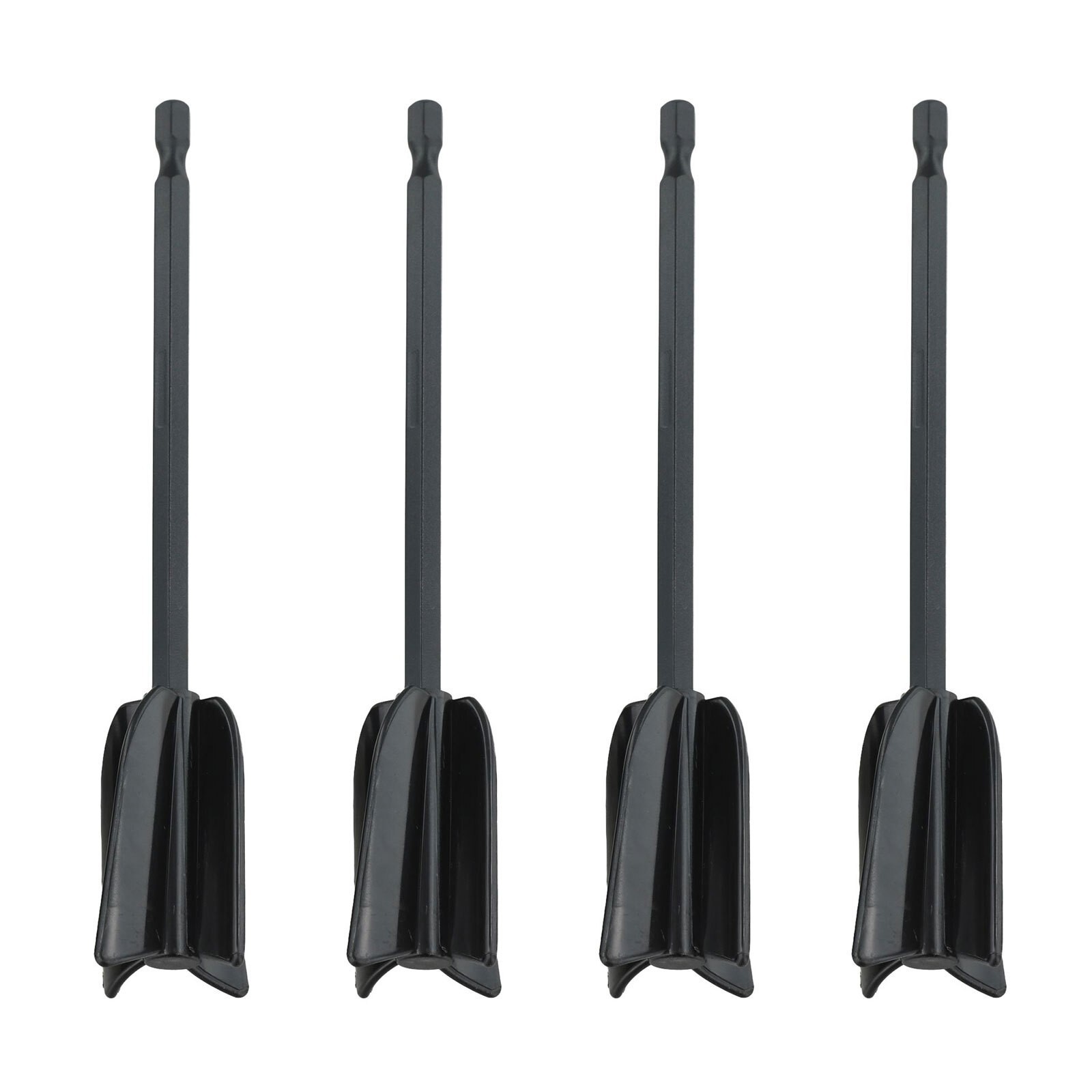 Effortlessly Mix Epoxy and Paint with Standard Hex Shank Resin Paddles Set of 4