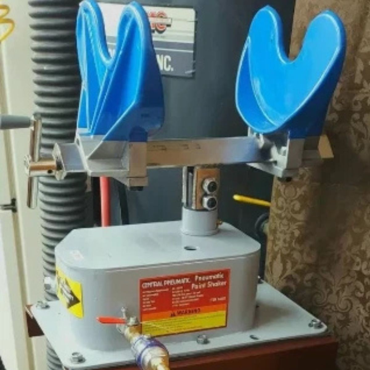 Pneumatic Paint Shaker Machine Air Pint Quart Gallon Mixer Nonsparking 1/4″ NPT