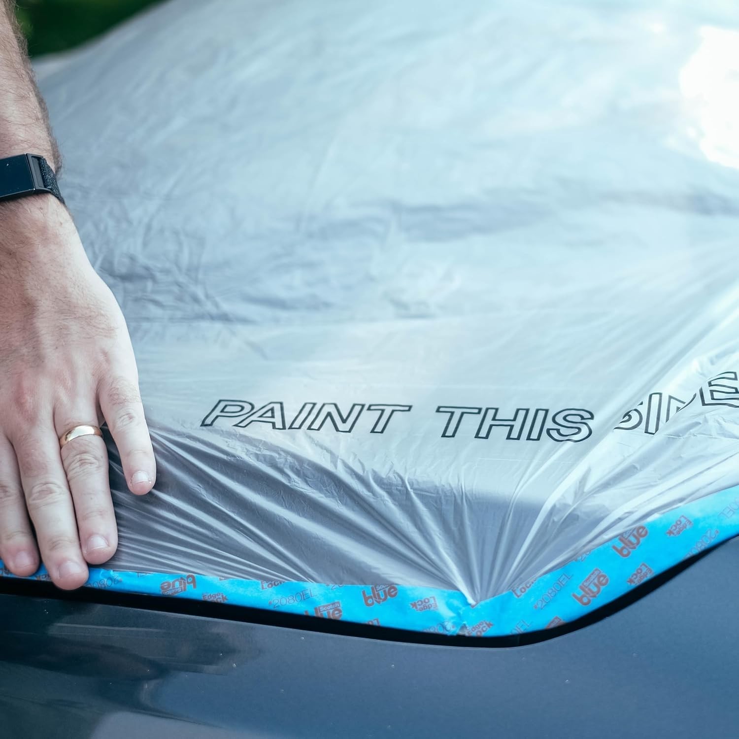 Plastic Sheeting 10 Micron 20x250ft Protective Covering Automotive Painting F…