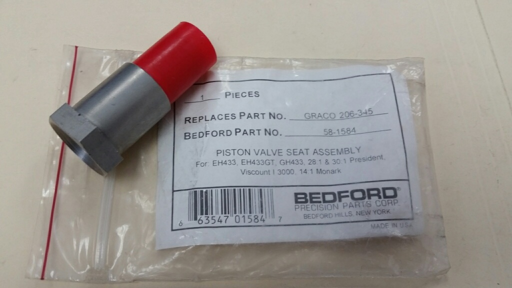 BEDFORD 58-1584 PISTON VALVE SEAT ASSEMBLY REPLACEMENT FOR 206-345