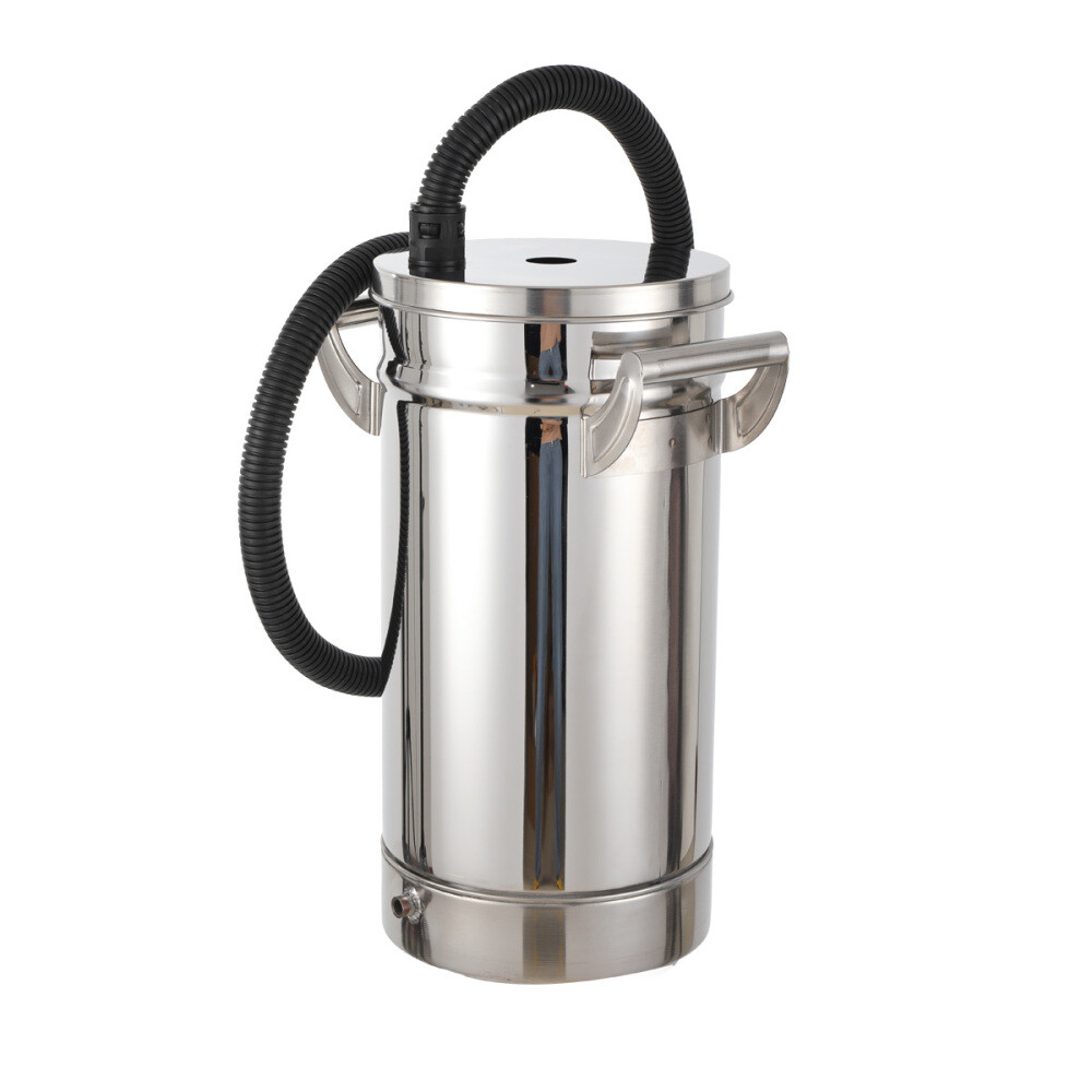 Fluidized Powder Hopper Stainless Paint Tank for Coating System 8L Powder Bucket