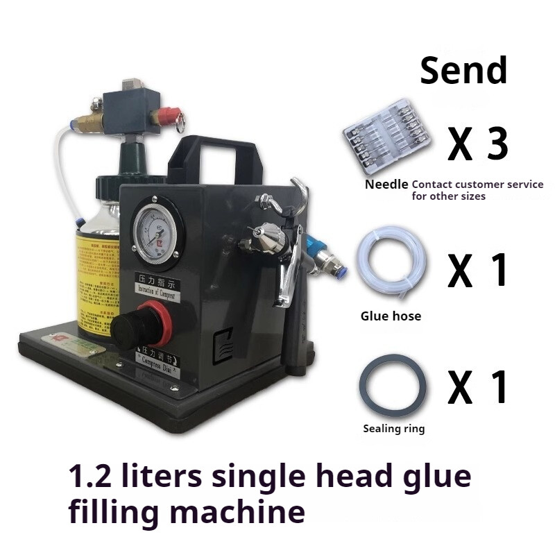Pneumatic Double-end Glue Dispenser Glue Brushing Machine Shoe Glue Coating Tool