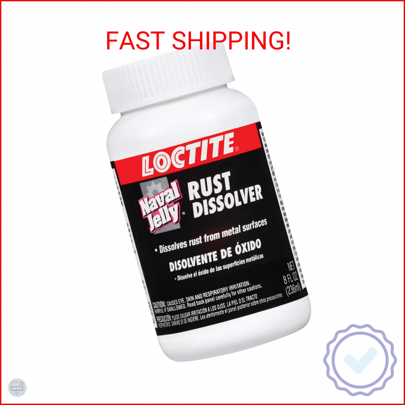 Loctite Naval Jelly Rust Dissolver, 8 fl oz, Bottle